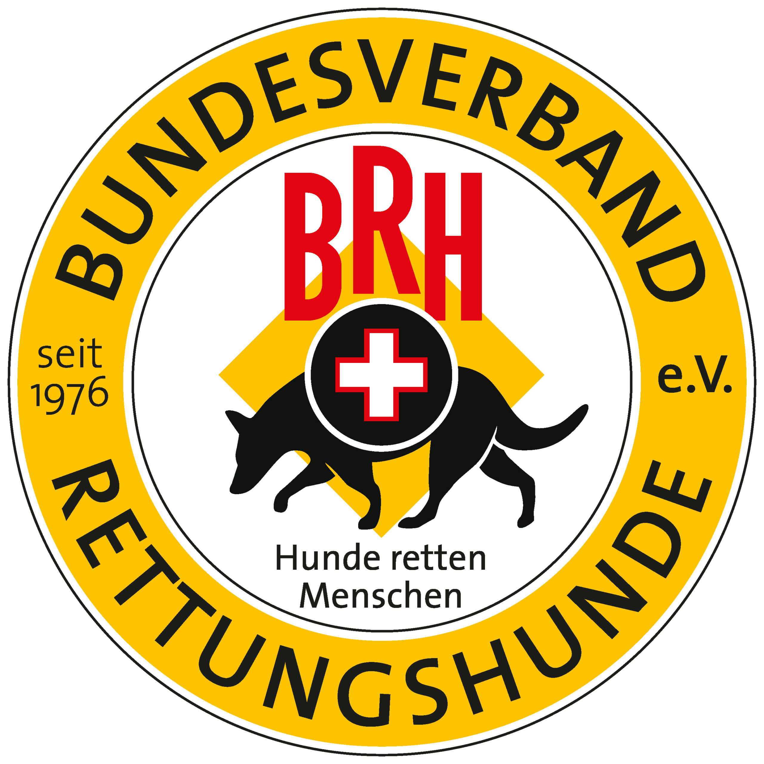 Rettungshundestaffel Ries Bundesverband Rettungshunde Logo